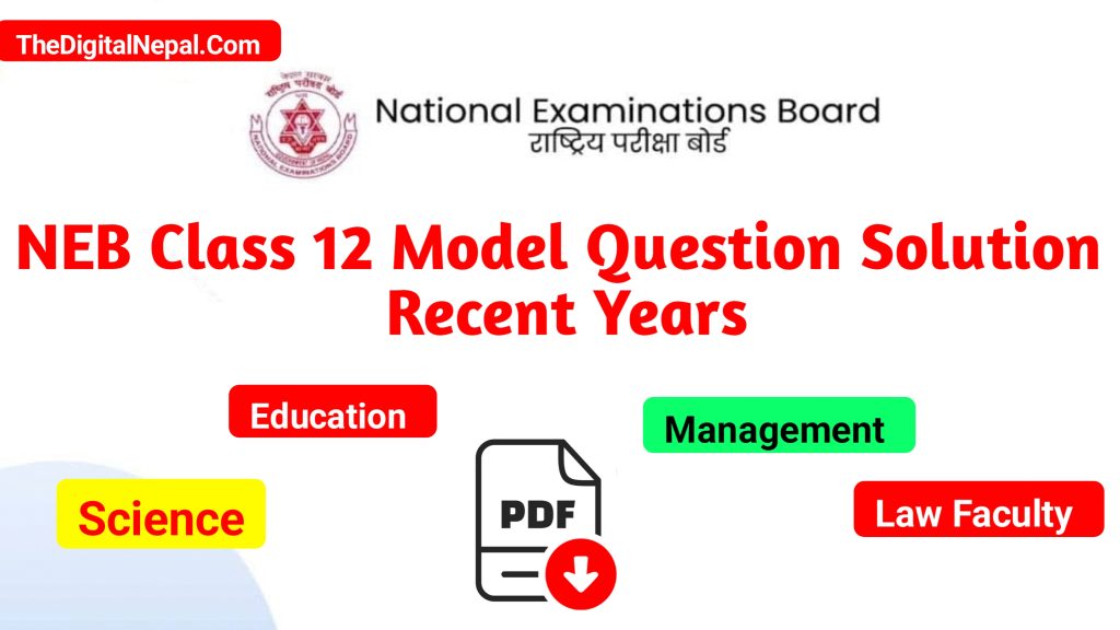 Class 12 Model Question – Recent Update (All Subjects Solution & PDF)
